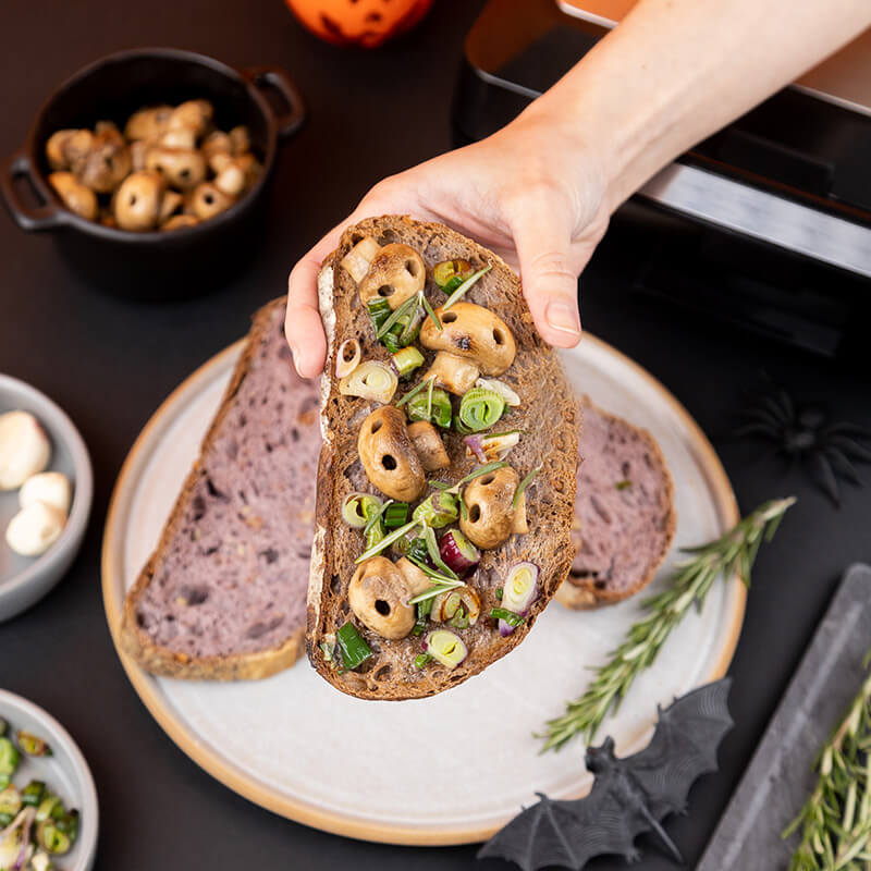 Spooky Halloween Bruschetta